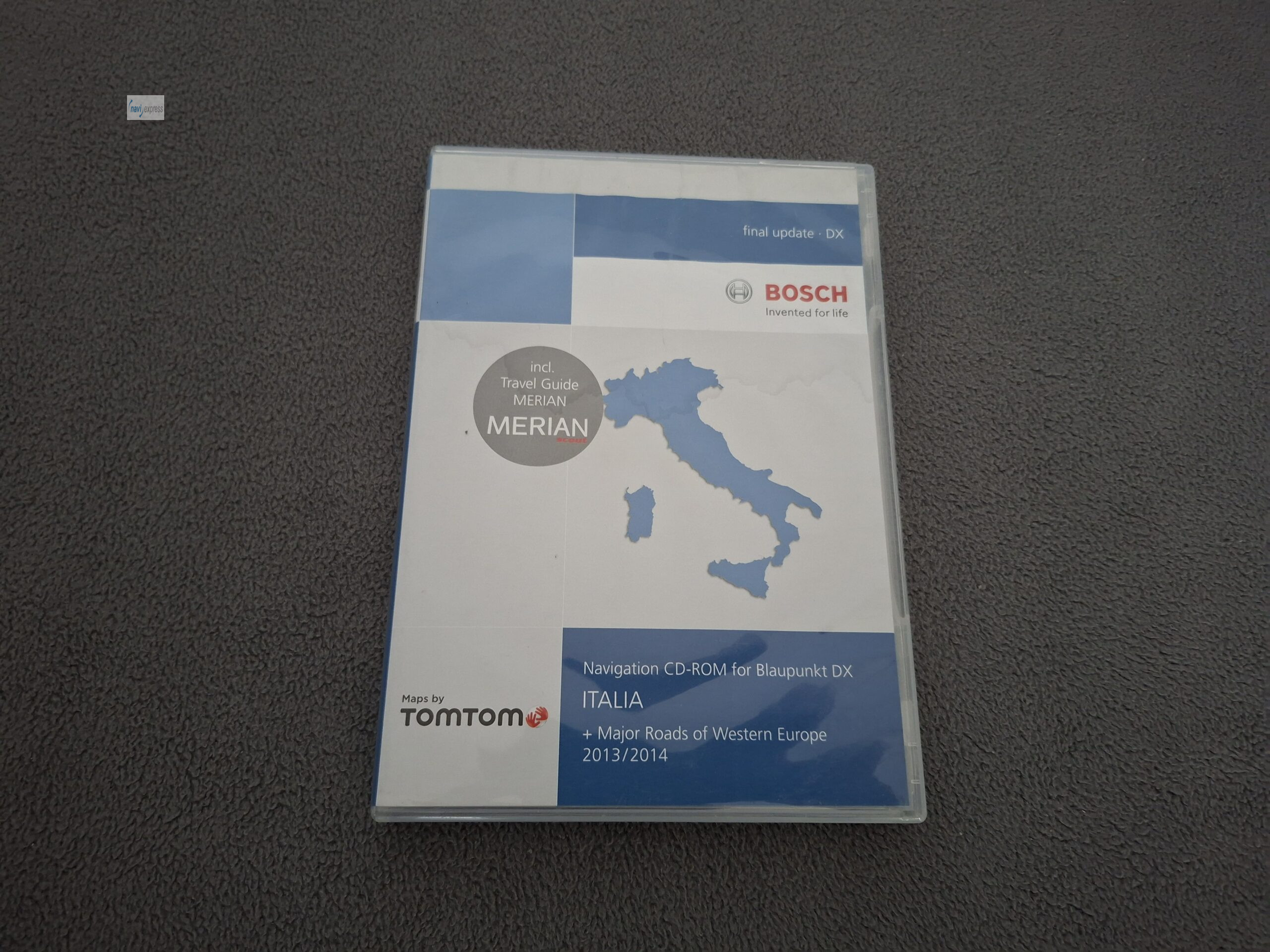Navigation CD Blaupunkt Travelpilot DX ITALIA + Major Roads Westeuropa 2013/2014