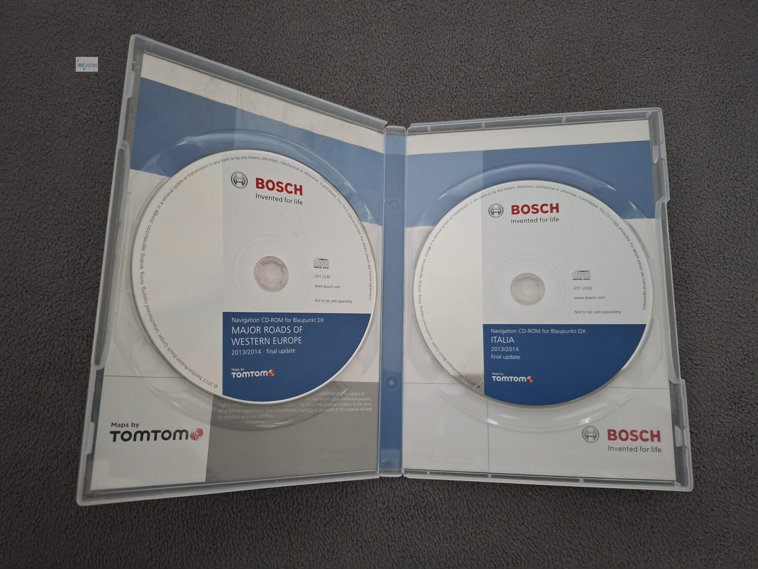 Navigation CD Blaupunkt Travelpilot DX ITALIA + Major Roads Westeuropa 2013/2014 – Bild 3