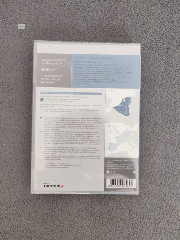 Navigations-CD Blaupunkt Travelpilot DX BENELUX + Major Roads of Western Europe 2013/2014 Final Update - Image 2