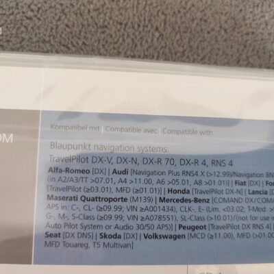 Navigation CD Blaupunkt Travelpilot DX BENELUX + Major Roads of Western Europe 2013/2014 Final Update