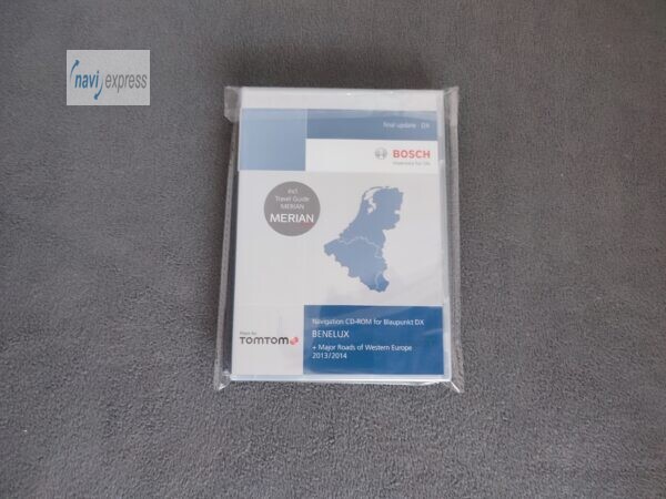 Navigations-CD Blaupunkt Travelpilot DX BENELUX + Major Roads of Western Europe 2013/2014 Final Update