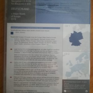 Navigation CD for Blaupunkt TravelPilot E (EX)  DEUTSCHLAND + Major Roads of Europe  Version 2019