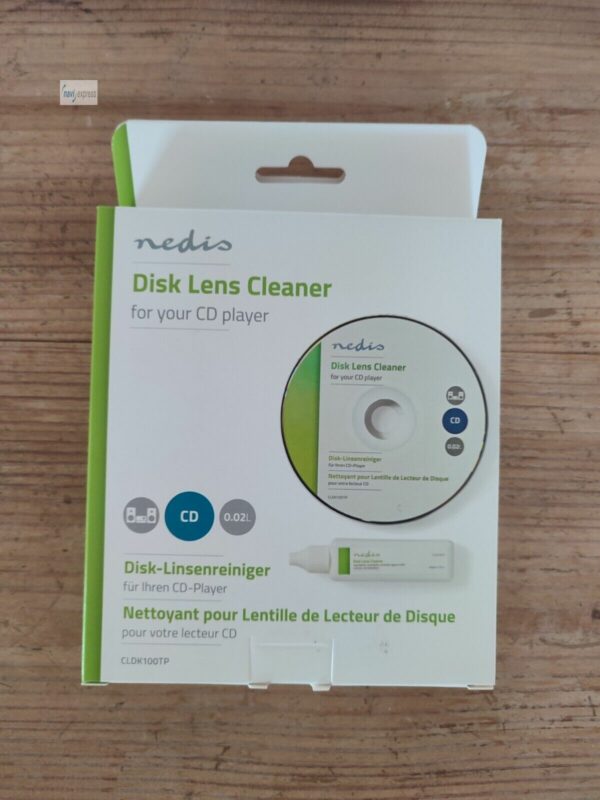 Nedis Linsen / Laufwerk Reinigungsset mit 20ml Flüssigkeit für CD Player und Navigationsgeräte mit CD