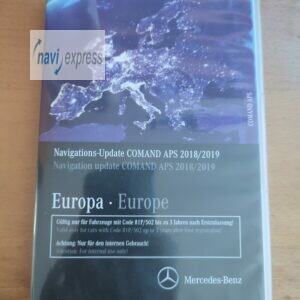 MERCEDES BENZ Navigation DVD COMAND APS Europa 2018/2019 für GLK C-Klasse NTG 4-204 violett Version 16.0