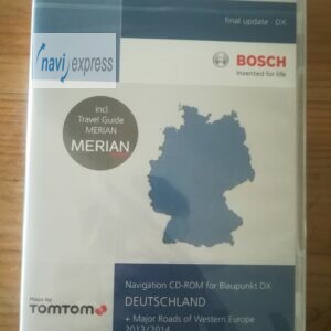 Navigation CD-ROM for Blaupunkt DX Deutschland + Hauptstraßen West-Europas 2013/2014 (final Update)