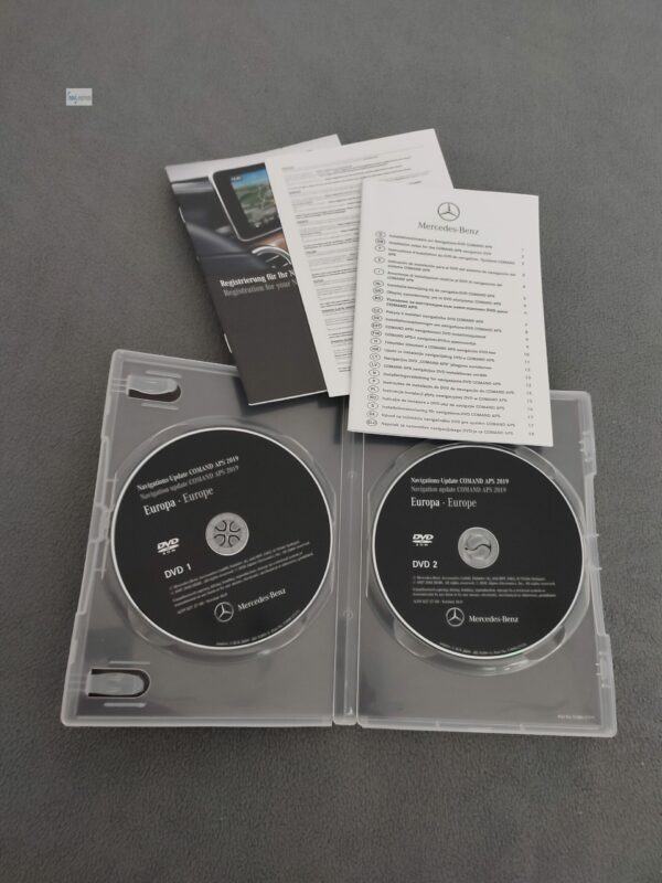 MERCEDES-BENZ Navigations-DVD COMAND APS NTG 2.5 Europa 2019 A2198272700 zitrus - Image 3