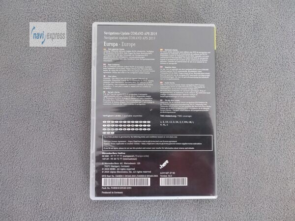 Mercedes-Benz Navigations-DVD COMAND APS NTG 2.5 Europa 2019 A2198272700 zitrus - Image 3