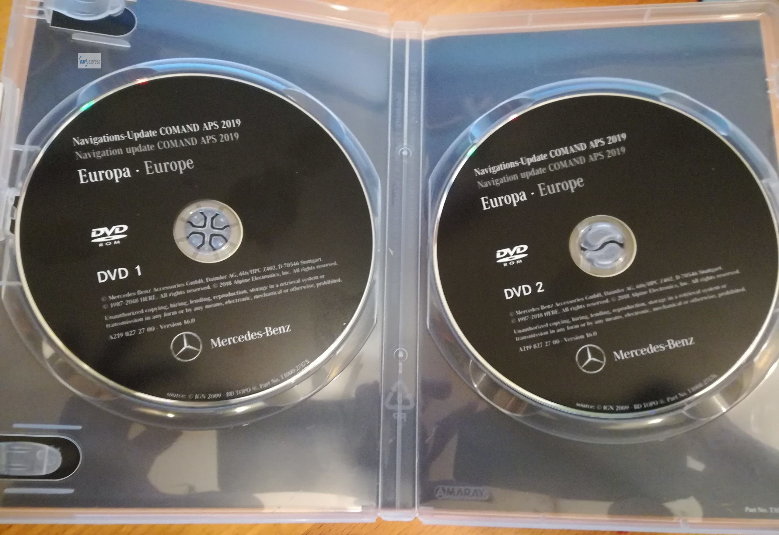 Mercedes Benz Navigation Dvd Europa 2019 Fur Navi Comand Aps Ntg 2 5 Zitrus A2198272700 Navi Express