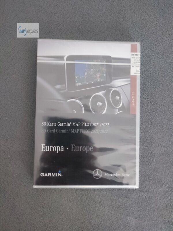 Erstinstallation Aktivierung Navigation SD Karte MERCEDES GARMIN MAP PILOT EUROPA 2021/2022 V17.0 AUDIO 20 NTG5 STAR1