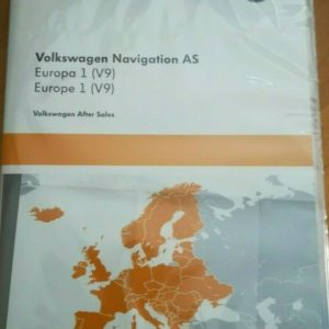 SD Karte Volkswagen Navigation AS – EUROPA 1 ( V9 ) – für das Navi Discover Media 2