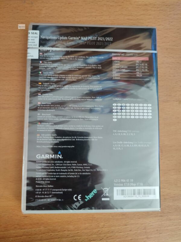Update SD Karte Mercedes Garmin MAP PILOT Europa 2021/2022 Audio 20 NTG5 Star2 A2139064110 - Image 2