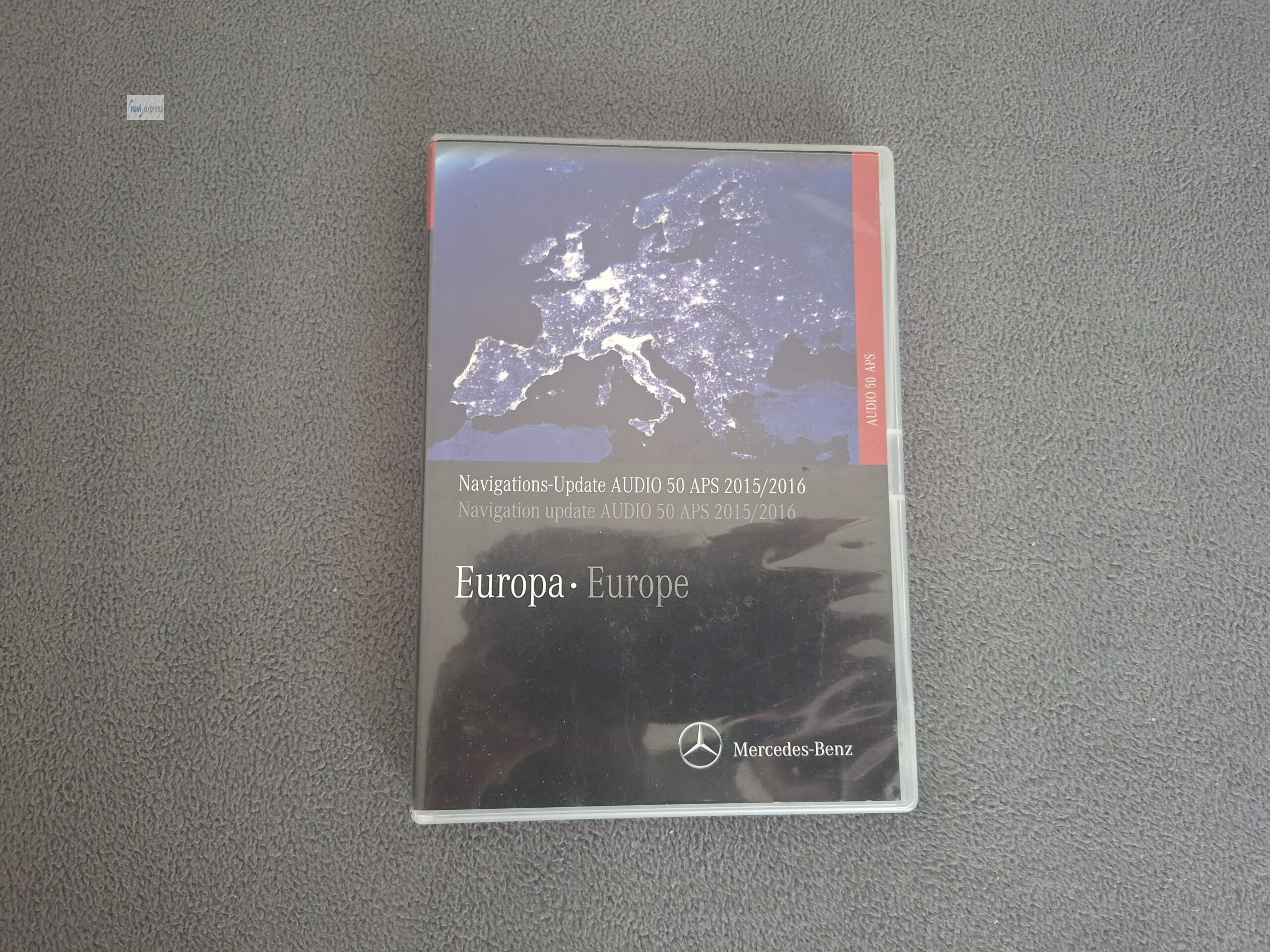 Mercedes-Benz Navigations-DVD für AUDIO 50 APS NTG4-204 EUROPA 2015/2016 A2048270600 korallenrot