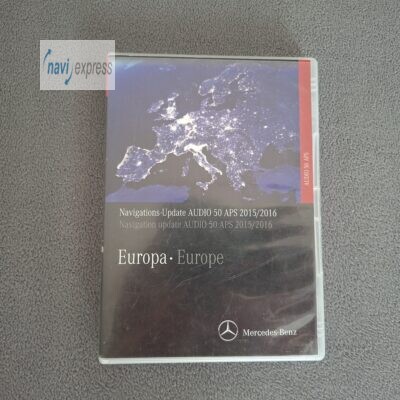 Mercedes-Benz Navigations-DVD für AUDIO 50 APS NTG4-204 EUROPA 2015/2016 A2048270600 korallenrot