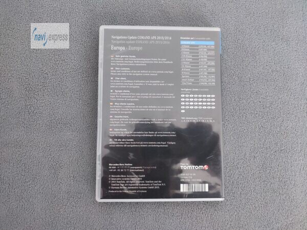 Mercedes-Benz Navigation DVD COMAND APS NTG2 Europa 2015/2016 hellblau Version 17.0 A1698270100 – Bild 3