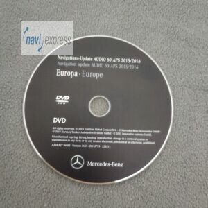 Mercedes Benz Navigations-Update DVD für AUDIO 50 APS (NTG4) EUROPA 2015/2016 A2048270600 korallenrot