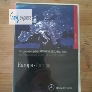 Mercedes Benz Navigations-Update DVD für AUDIO 50 APS (NTG4) EUROPA 2015/2016 A2048270600 korallenrot