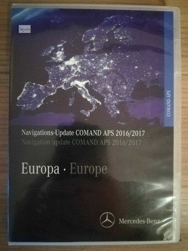 MERCEDES BENZ Navigation DVD COMAND APS NTG2 Europa 2016/2017  hellblau Version 18.0 A1698270200