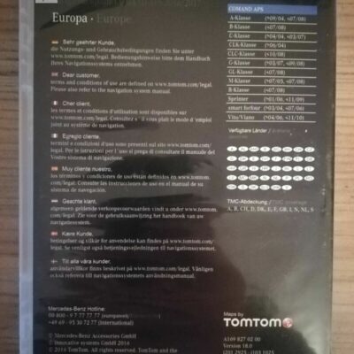 MERCEDES BENZ Navigation DVD COMAND APS NTG2 Europa 2016/2017  hellblau Version 18.0 A1698270200