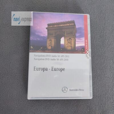 Mercedes Benz Navigations-DVD für AUDIO 50 APS NTG4-204 EUROPA 2011 korallenrot