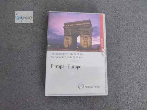 Mercedes Benz Navigations-DVD für AUDIO 50 APS NTG4-204 EUROPA 2011 korallenrot