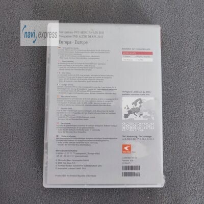 Mercedes Benz Navigations-DVD für AUDIO 50 APS NTG4-204 EUROPA 2011 korallenrot