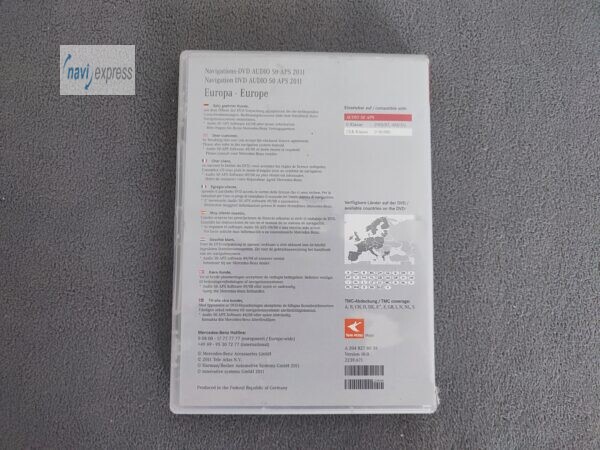 Mercedes Benz Navigations-DVD für AUDIO 50 APS NTG4-204 EUROPA 2011 korallenrot - Image 2