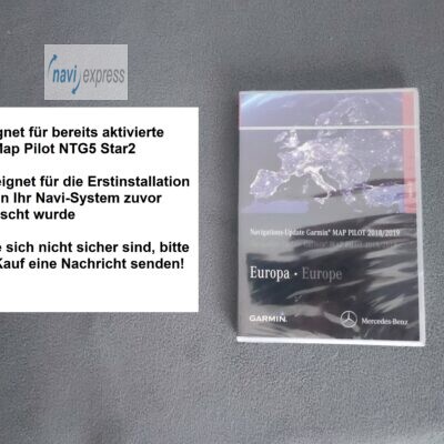 Navi Update SD Karte Mercedes Garmin MAP PILOT NTG5 Star2 Europa 2018/2019