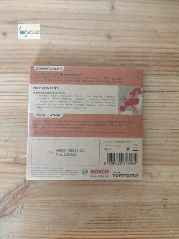 FORD TravelPilot NX Navigations-DVD Update EUROPA 2021 A66SX10E898GJ – Bild 2