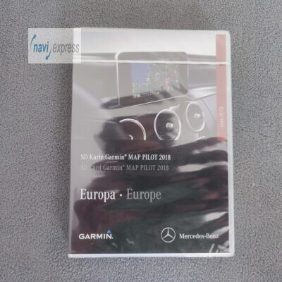 Erstinstallation SD Karte MERCEDES GARMIN MAP PILOT EUROPA 2018 V10.0 AUDIO 20 CD NTG5 STAR1