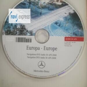 Mercedes Benz Navigations-Update DVD für AUDIO 50 APS NTG4 EUROPA 2008 A2048273459 korallenrot