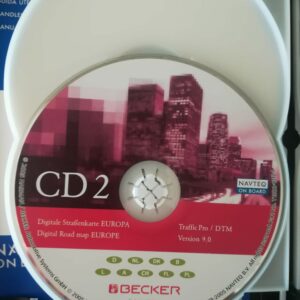 BECKER Navigation CD Traffic Pro / DTM Version 9.0 CD2 Deutschland Alpen Benelux von 2005