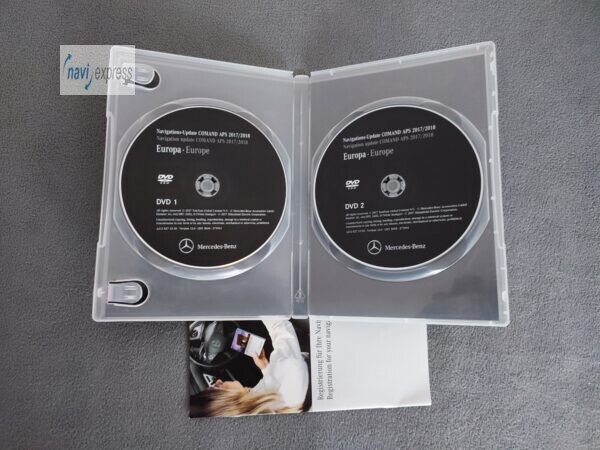 Mercedes-Benz Navigation DVD COMAND APS NTG4-212 Europa 2017/2018 Version 12.0 A2128273300 hellviolett - Image 4