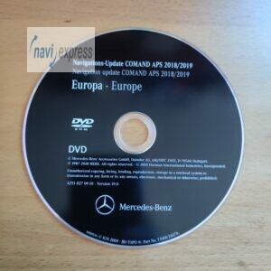 Mercedes Benz Navigations-Update DVD COMAND APS NTG1 Europa 2018/2019 Maybach E CLS SLK Klasse Version 19.0 A2118270901