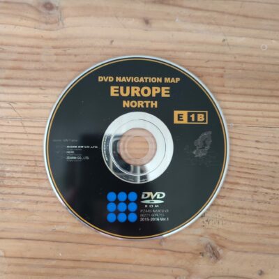 Toyota Navigations-DVD für TNS600 und TNS700 Deutschland Nordeuropa 2015/2016 Ver.1 E1B