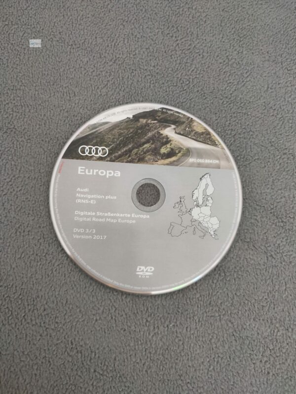 AUDI RNS-E Navigations-Update DVD3 Deutschland Osteuropa Skandinavien 2017