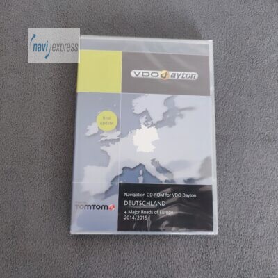 VDO Dayton Navigations-CD Set Deutschland + Major Roads of Europe 2014/2015 final Update