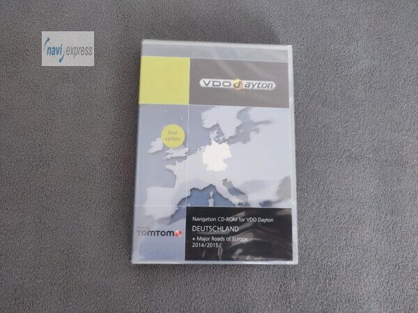 VDO Dayton Navigations-CD Set Deutschland + Major Roads of Europe 2014/2015 final Update