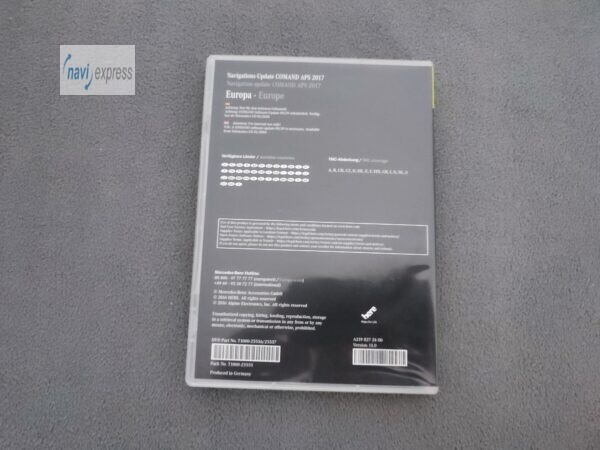 Mercedes-Benz Navigation DVD COMAND APS NTG2.5 EUROPA 2017 Zitrus (Neuwertig) - Image 2