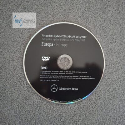 Navi DVD Mercedes COMAND APS NTG1 Europa 2016/2017 V17.0 A2118270401