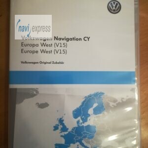 DVD Volkswagen Navigation CY EUROPA WEST 2018 V15 für VW RNS 510 RNS 810 Skoda RNS Columbus SEAT Mediasystem