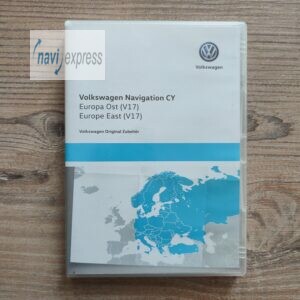 DVD Volkswagen Navigation CY EUROPA OST 2020 V17 für VW RNS 510 RNS 810 & Skoda RNS Columbus & SEAT Mediasystem