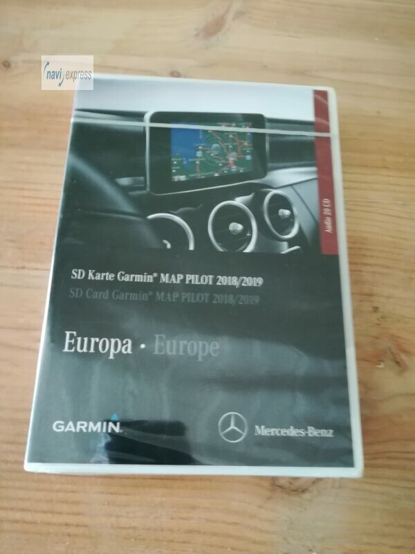 Erstinstallation Aktivierung Navigation - Mercedes SD KArte Garmin Map Pilot 2018 2019 Dunkelrot 1 600x800