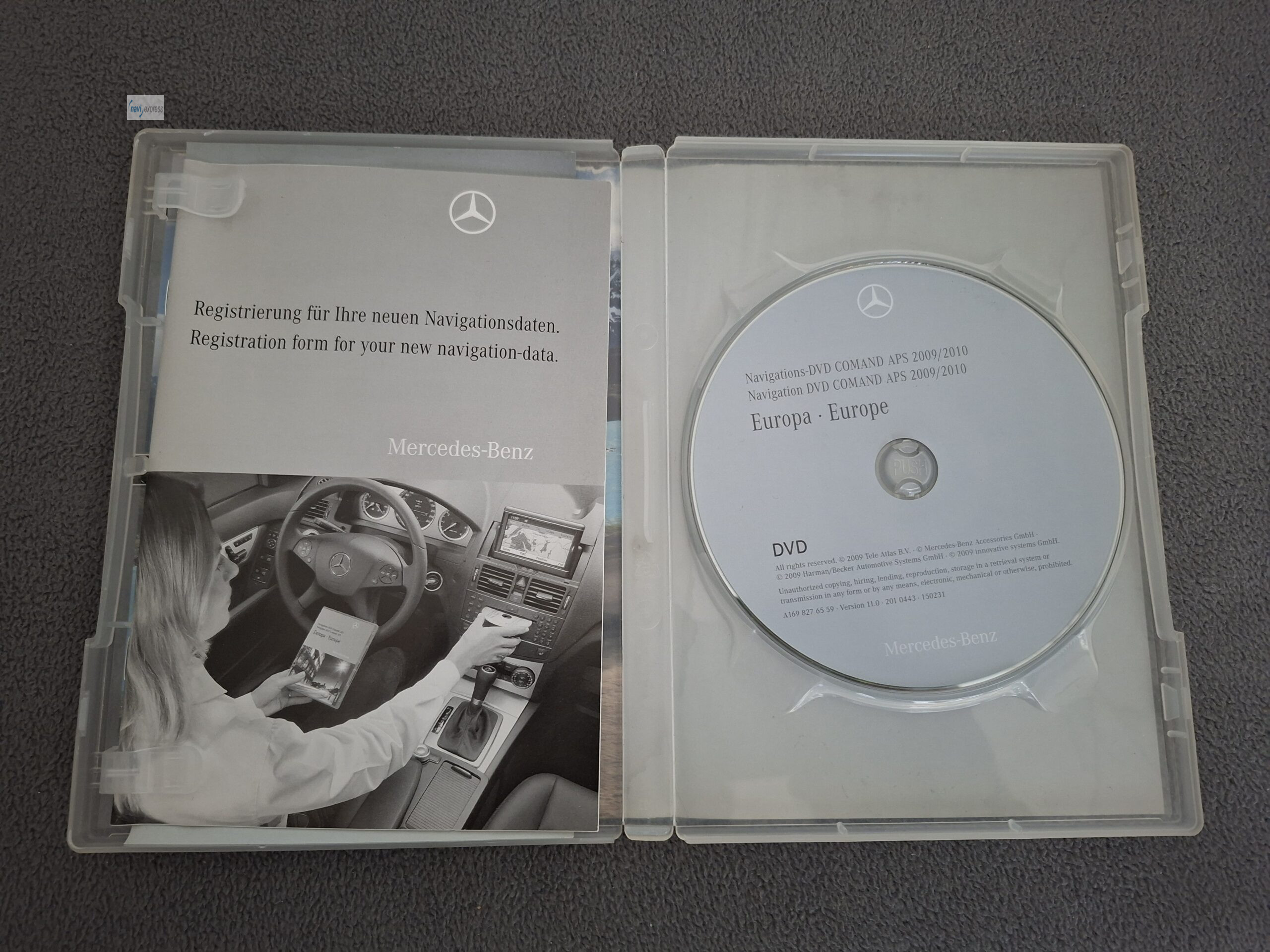 Mercedes-Benz Navigation DVD COMAND APS NTG2 Europa 2009/2010 Version 11.0 - Image 4