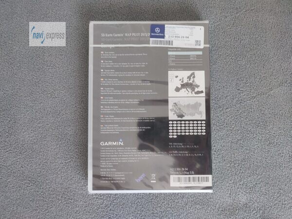 Erstinstallation Aktivierung SD Karte Mercedes Garmin MAP PILOT EUROPA 2015/2016 AUDIO 20 NTG5 Star2 – Bild 2