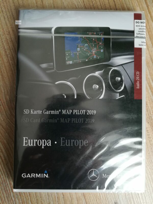 Erstinstallation Aktivierung Navigation SD Karte MERCEDES GARMIN MAP PILOT EUROPA 2019 V12.0 AUDIO 20 CD NTG5 STAR1