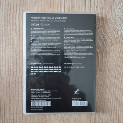 Navigations-Update Mercedes-Benz COMAND APS NTG3 Europa 2016/2017 CL-Klasse C216 S-Klasse W221 A2168270400