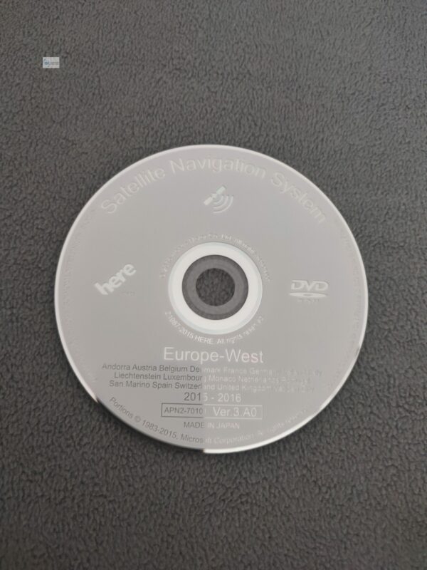 Honda Navigations-DVD Europa West 2015/2016 APN2-70101 Ver.3.A0