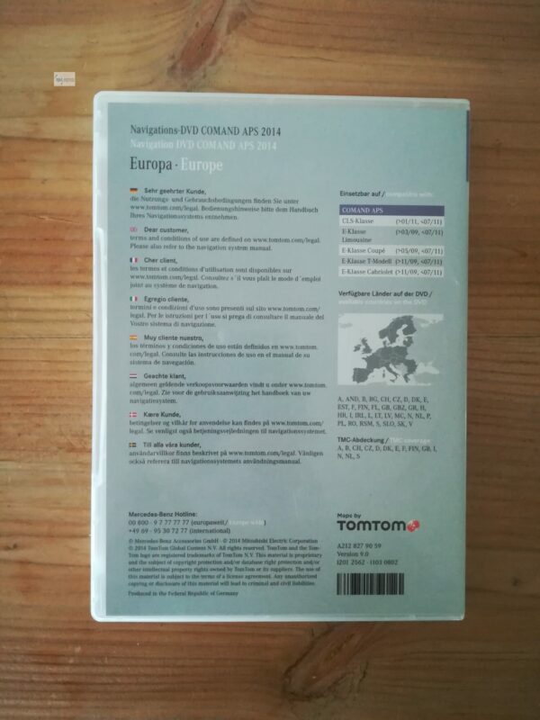 Mercedes-Benz Navigation DVD COMAND APS NTG4-212 Europa 2014 Version 9.0 A2128279059 hellviolett – Bild 3