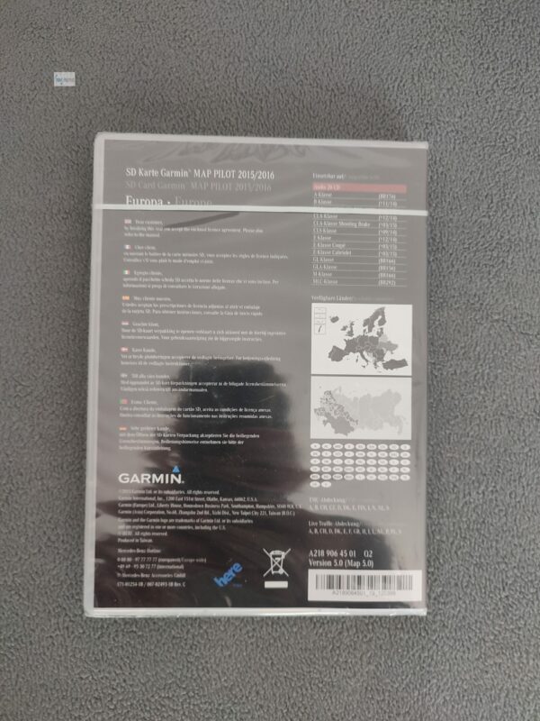 Erstinstallation Aktivierung SD Karte MERCEDES GARMIN MAP PILOT EUROPA 2015/2016 AUDIO 20 NTG5 STAR1 – Bild 2