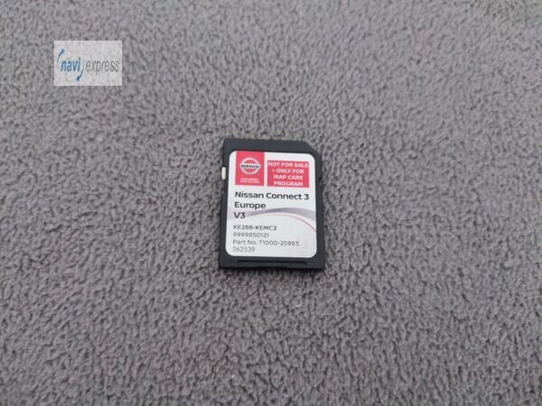 SD Karte Navigation Nissan Connect 3 Europe V3 2017/2018 KE288-KEMC2 9999850121